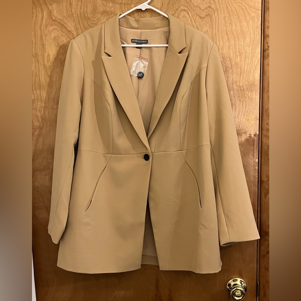 Jessica London Tan Blazer
